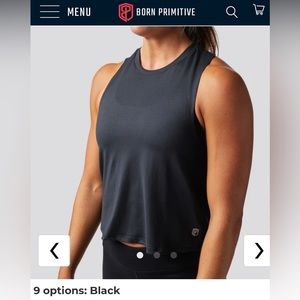 Born Primitive - The Elevate Crop Black